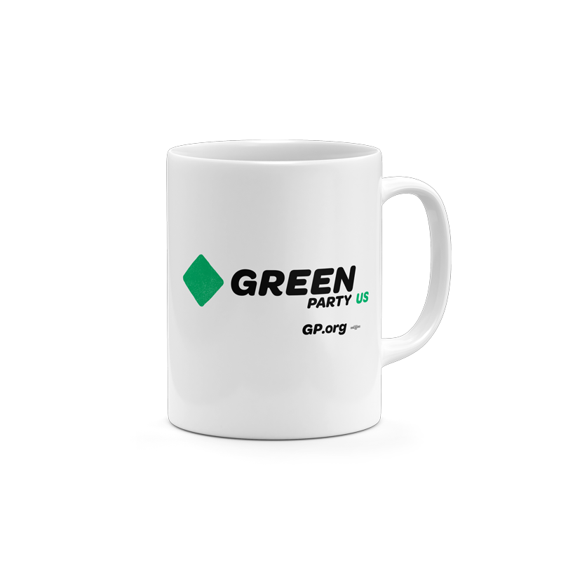 Green Party Logo Mug Green Party of the United States Shop