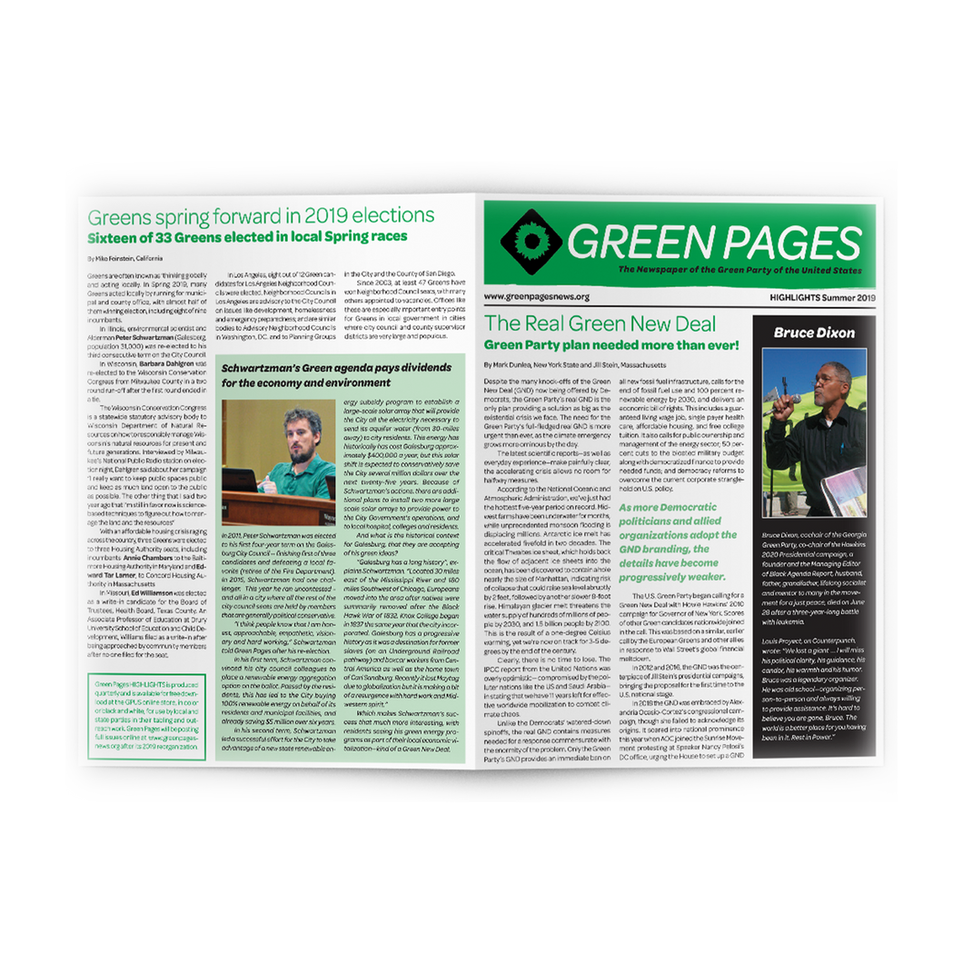 Green Pages Summer, 2019 | Download