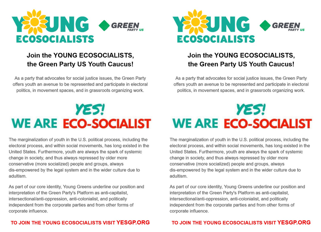 GPUS Youth Caucus | Young EcoSocialists | YES - Download