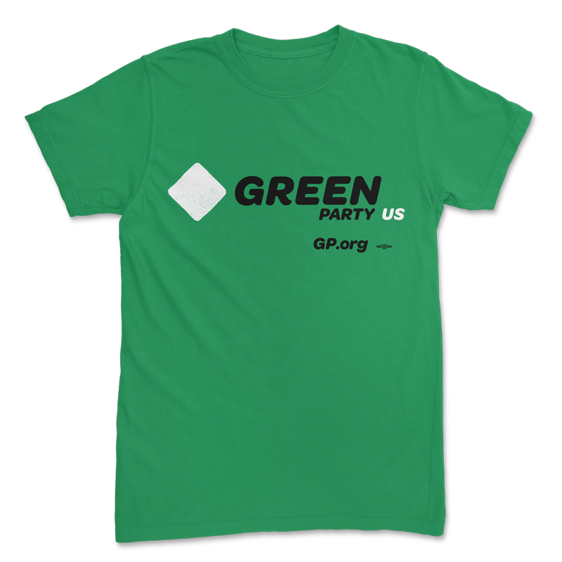 Green Party Logo T Shirt Green Party of the United States Shop