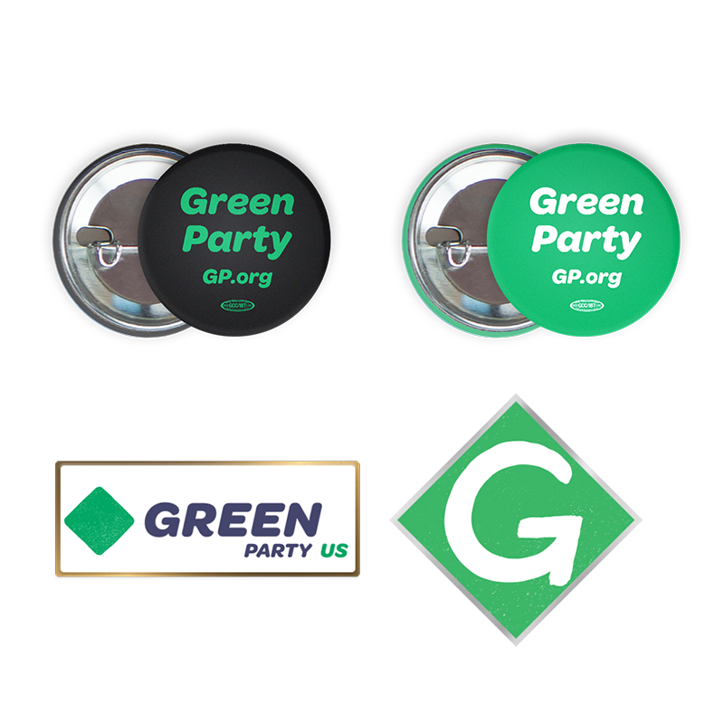 Green Party Pin Pack