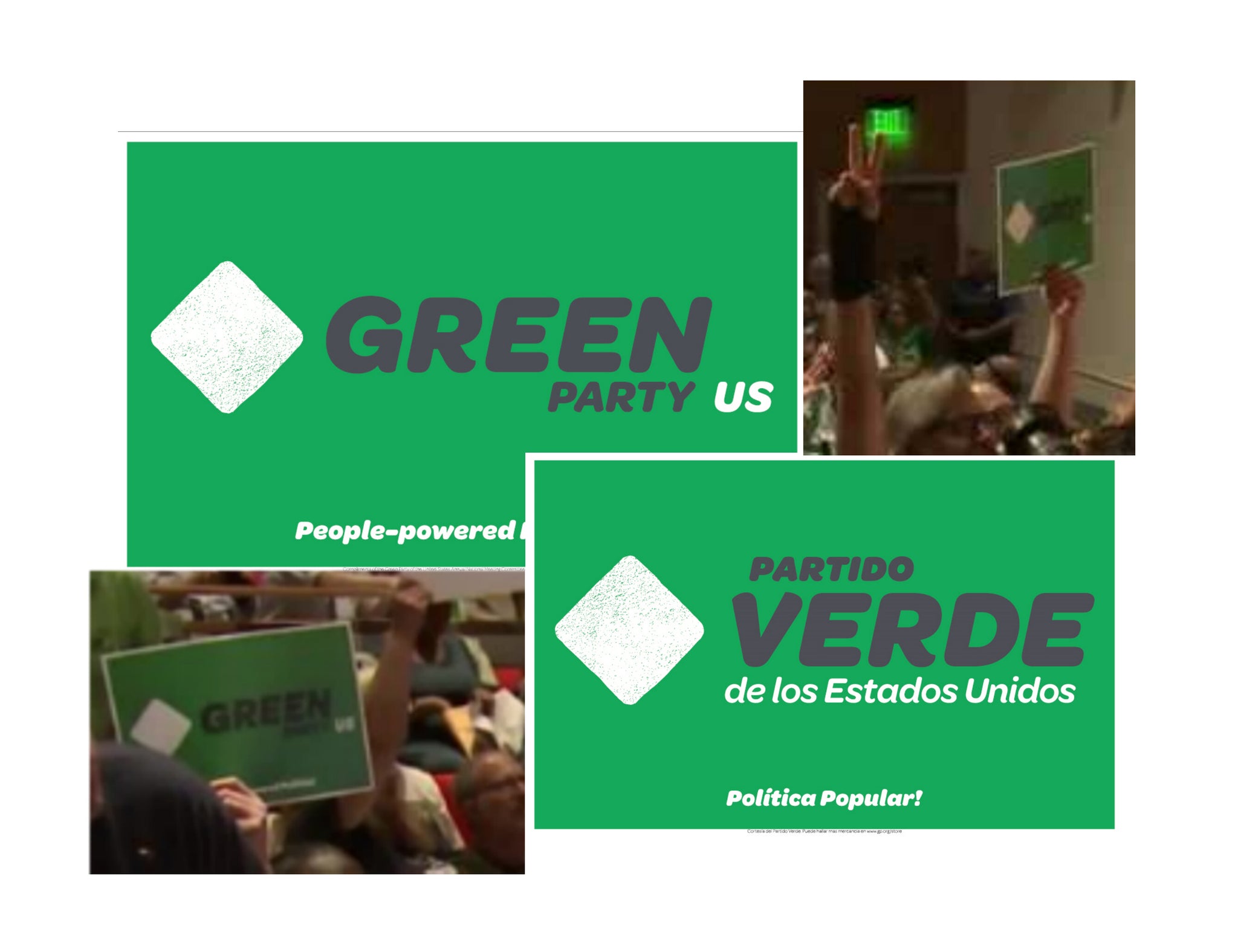 Convention Rally Sign, English - Download – Green Party of the United ...